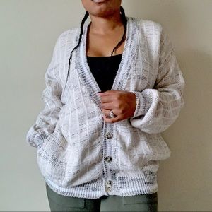 Vintage Tony Lambert Button Up Sweater Size L